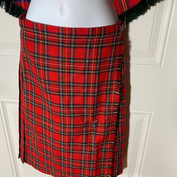 Fiona McDonald Vintage Girls Scottish Skirt Set - Picture 3 of 7